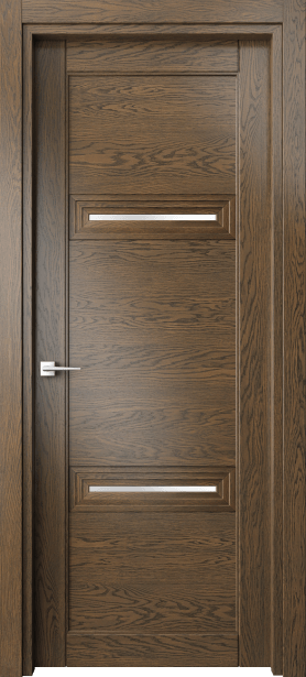 Дверь межкомнатная 6113 ДСЕ САТ. Цвет Дуб серый. Материал Массив дуба. Коллекция Ego. Картинка.