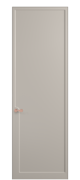 Дверь межкомнатная 7502 МСБЖ. Цвет Матовый светло-бежевый. Материал Гладкая эмаль. Коллекция Softform. Картинка.