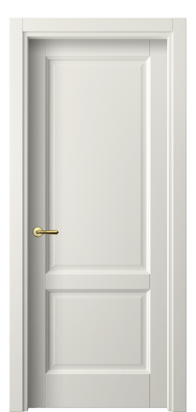 Дверь межкомнатная 1421 МЖМ. Цвет Матовый жемчужный. Материал Гладкая эмаль. Коллекция Galant. Картинка.