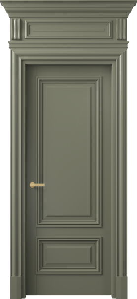 Дверь межкомнатная 7307 БОТ. Цвет Бук оливковый тёмный. Материал Массив бука эмаль. Коллекция Antique. Картинка.