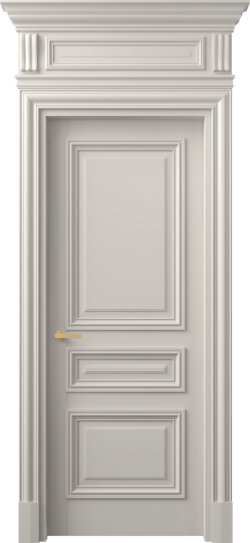 Дверь межкомнатная 7305 БОС. Цвет Бук облачный серый. Материал Массив бука эмаль. Коллекция Antique. Картинка.