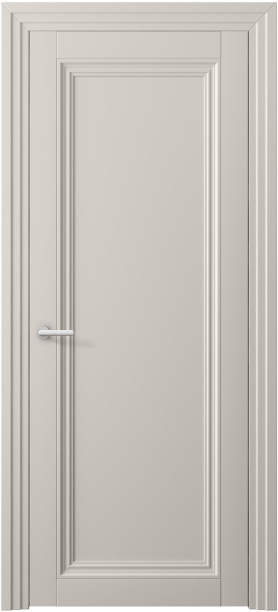 Дверь межкомнатная 2501 ПЭСС. Цвет ПЭТ светло-серый. Материал ПЭТ. Коллекция Centro. Картинка.