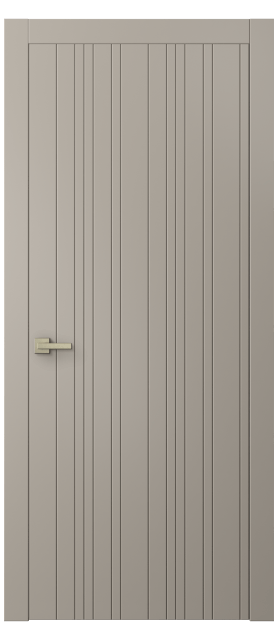 Дверь межкомнатная 8051 МБСК. Цвет Матовый бисквитный. Материал Гладкая эмаль. Коллекция Linea. Картинка.