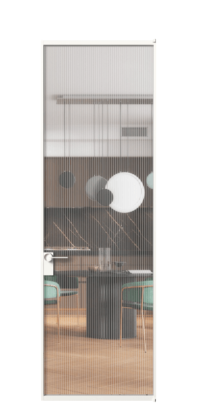 Дверь межкомнатная АЛПЛ040.01 Moru БЕЛ. Цвет Алюминий Белый. Материал Алюминий. Коллекция Formato. Картинка.