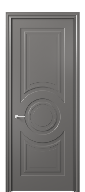 Дверь межкомнатная 8461 МКЛС. Цвет Матовый классический серый. Материал Гладкая эмаль. Коллекция Mascot. Картинка.