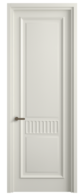 Дверь межкомнатная 6707 МЖМ . Цвет Матовый жемчужный. Материал Гладкая эмаль. Коллекция Шарм. Картинка.