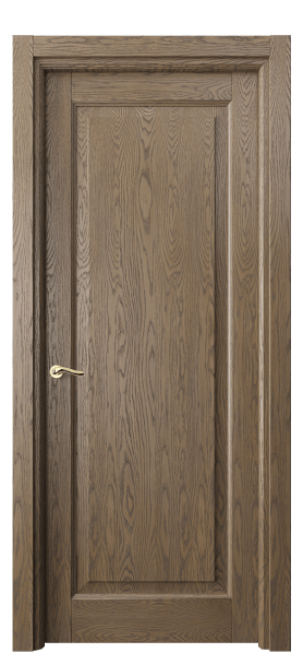 Дверь межкомнатная 0701 ДММ.Б. Цвет Дуб мраморный брашированный. Материал Массив дуба брашированный. Коллекция Lignum. Картинка.